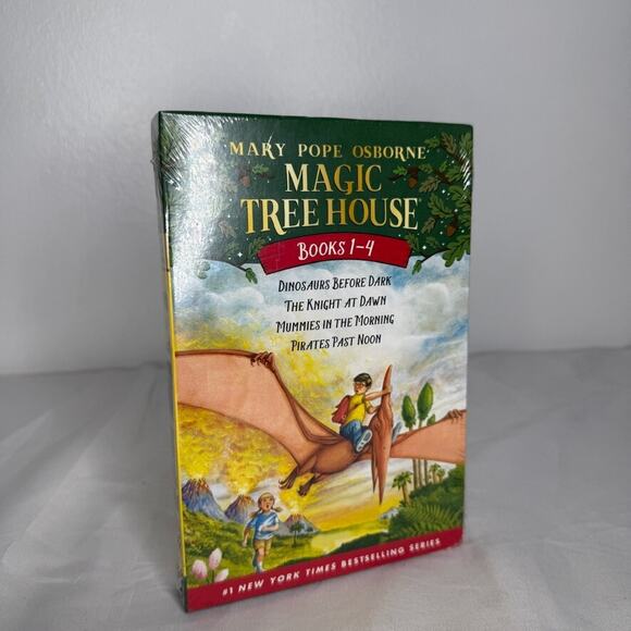 Magic Tree House Books 1-4 Box Set NEW Sealed Mary Pope Osborne Kids Series NEW - Picture 1 of 3